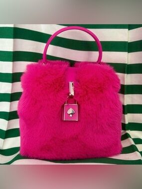 Kate Spade Remedy Faux Fur Small Top Handle Crossbody Bag